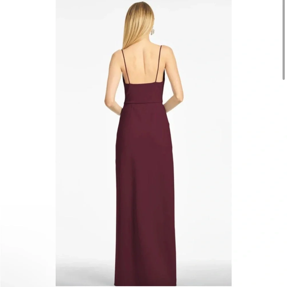 Sachin & Babi Paulina Gown Deep Wine Size 2 New With Tags wedding formal - Picture 4 of 4
